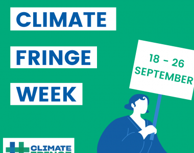 Climate Fringe Week launch design by Iga Gumulinska