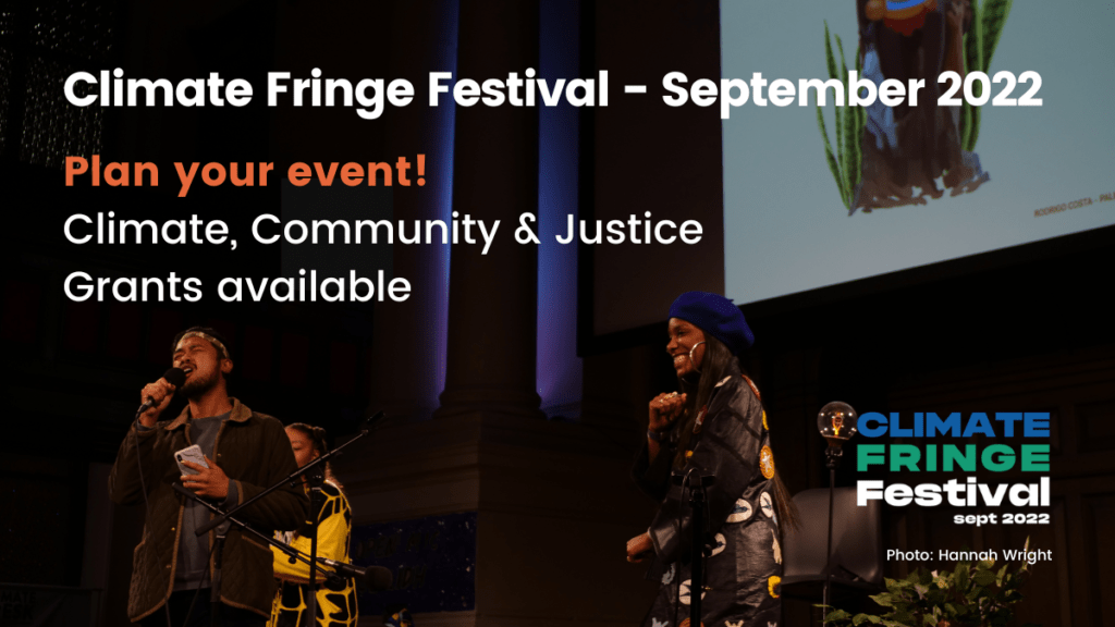 Climate Fringe Festival - Plan your Event