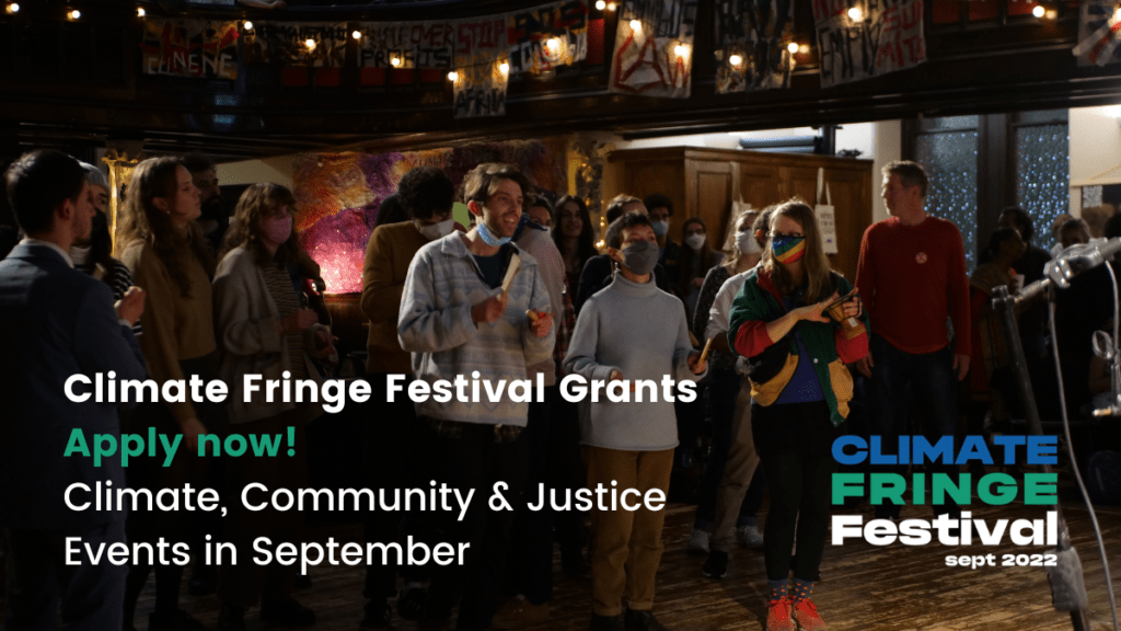 Climate Fringe Festival Grants - Apply now!